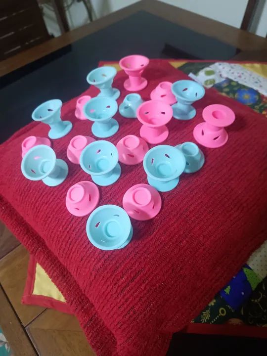 Modeladores de cachos em Silicone para Cabelo - Penteados Perfeitos! - Foto 6