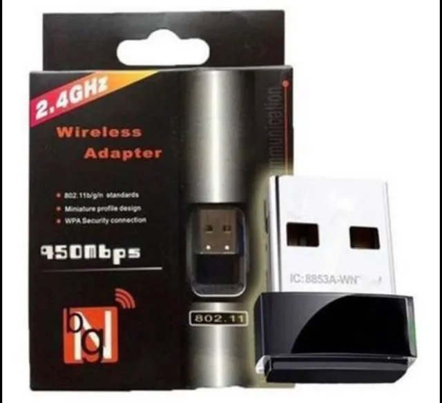Adaptador Wireless Wifi Usb 802.11n
