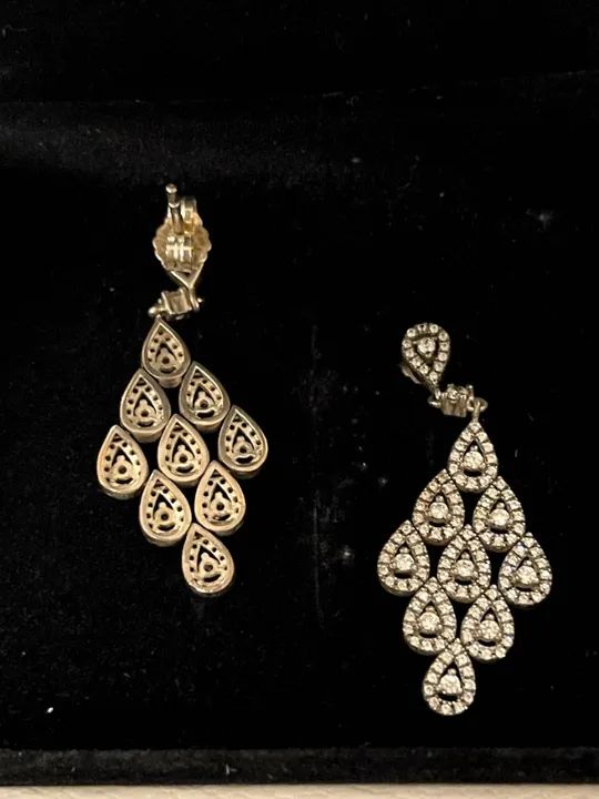 Brinco Prata Pandora com Pedras Zircônia - Foto 3