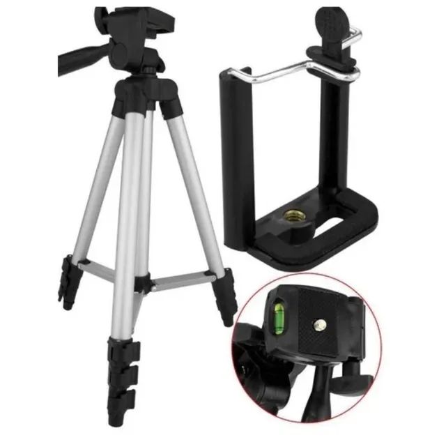 Tripé Câmera E Celular 150cm C/ Suporte (Novo) - Foto 2