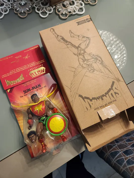MOTU ORIGINS Sun Man Masters of the Universe Mattel Creations Exclusive. Motu.
