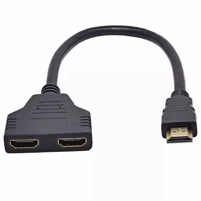 Cabo Hdmi Divisor Duplicador Y 1 Macho P/ 2 Fêmea - Foto 2
