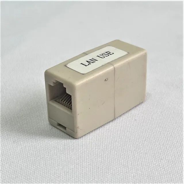 (Aceito cartão) Emenda/Conector RJ45 Fêmea x Fêmea - Extensão Cabo de Rede 8 Vias - Foto 4