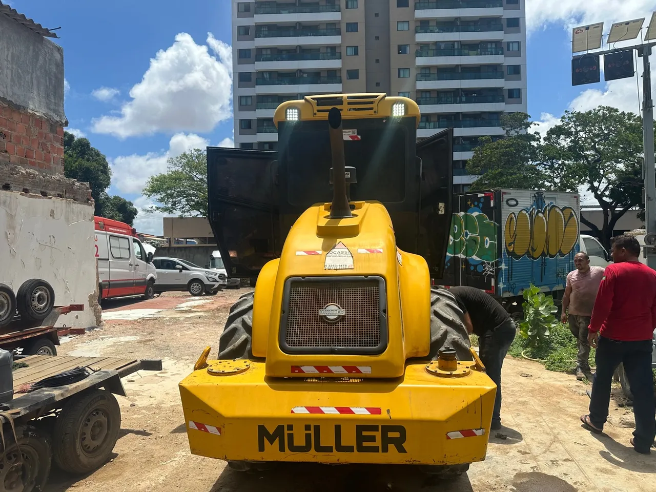 Rolo compactador Muller