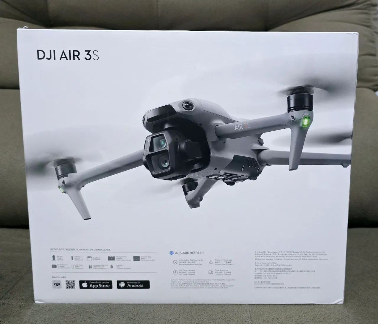 DRONE DJI AIR 3S COMBO RC2 COM TELA, COM ANATEL DE FÁBRICA À PRONTA ENTREGA - Foto 3