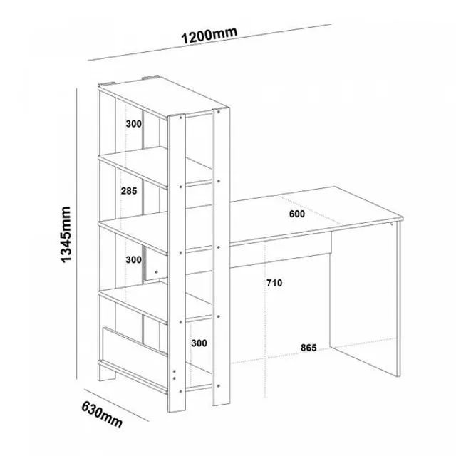 Promoção Estante + Mesa de Ecritorio - 30/10    - Foto 2