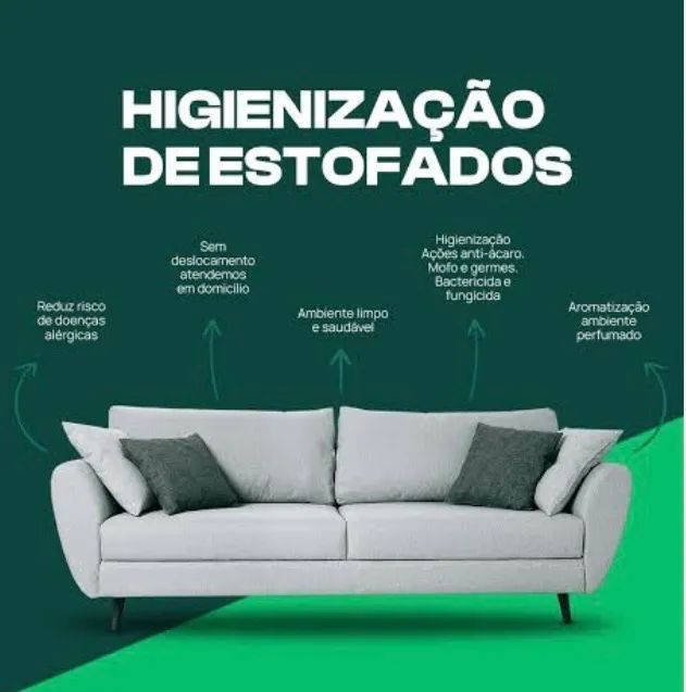 Higienização de estofados no geral 
