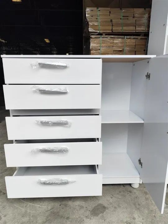 Cômoda 5 gaveta 100% MDF - Foto 2