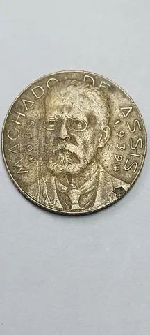 Lote Com 2 Moedas Antigas De 500 Réis (1937 e 1939) Muito Bem Conservadas - Foto 5