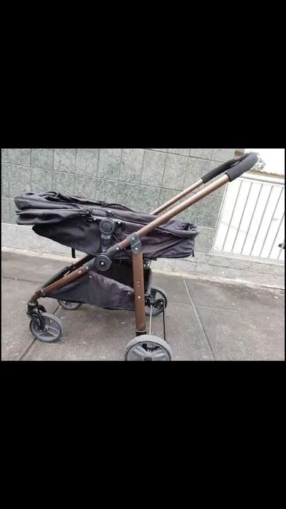 Carrinho de bebê moisés com bebê conforto - Galzerano - Foto 5