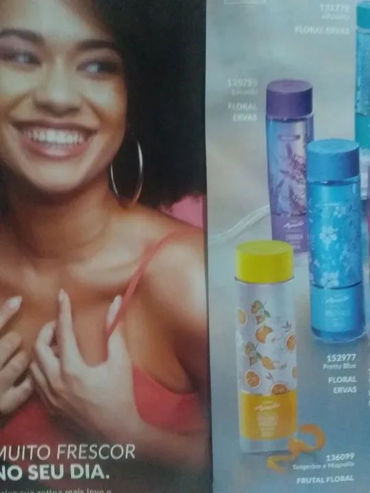 body splash  ( tangerina e magnólia) avon