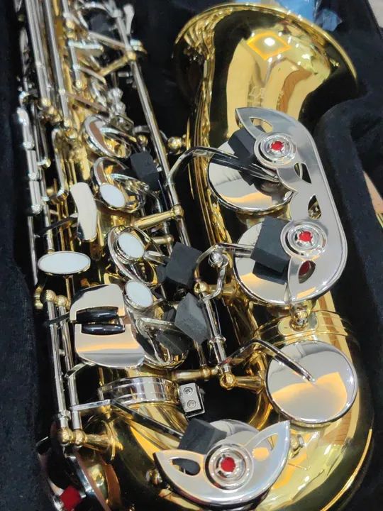 R$ 2.100,00 Sax Alto Novo Mib Garantia de 12 Meses Claudemiro Instrumentos Musicais - Foto 5
