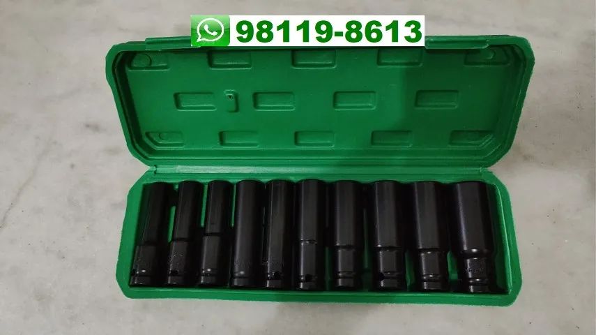 Soquete de impacto longo Tamanho de 10 a 24mm