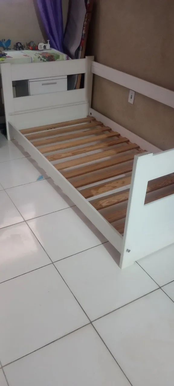 Cama para criança baixa sem risco de quedass