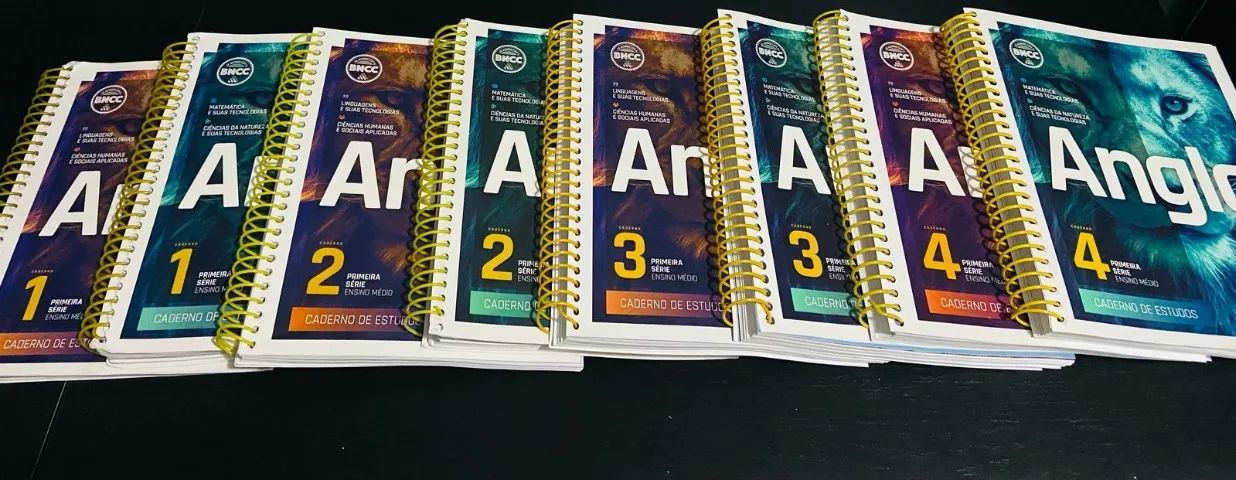 LIVROS SISTEMA ANGLO 1 ANO ENSINO MÉDIO