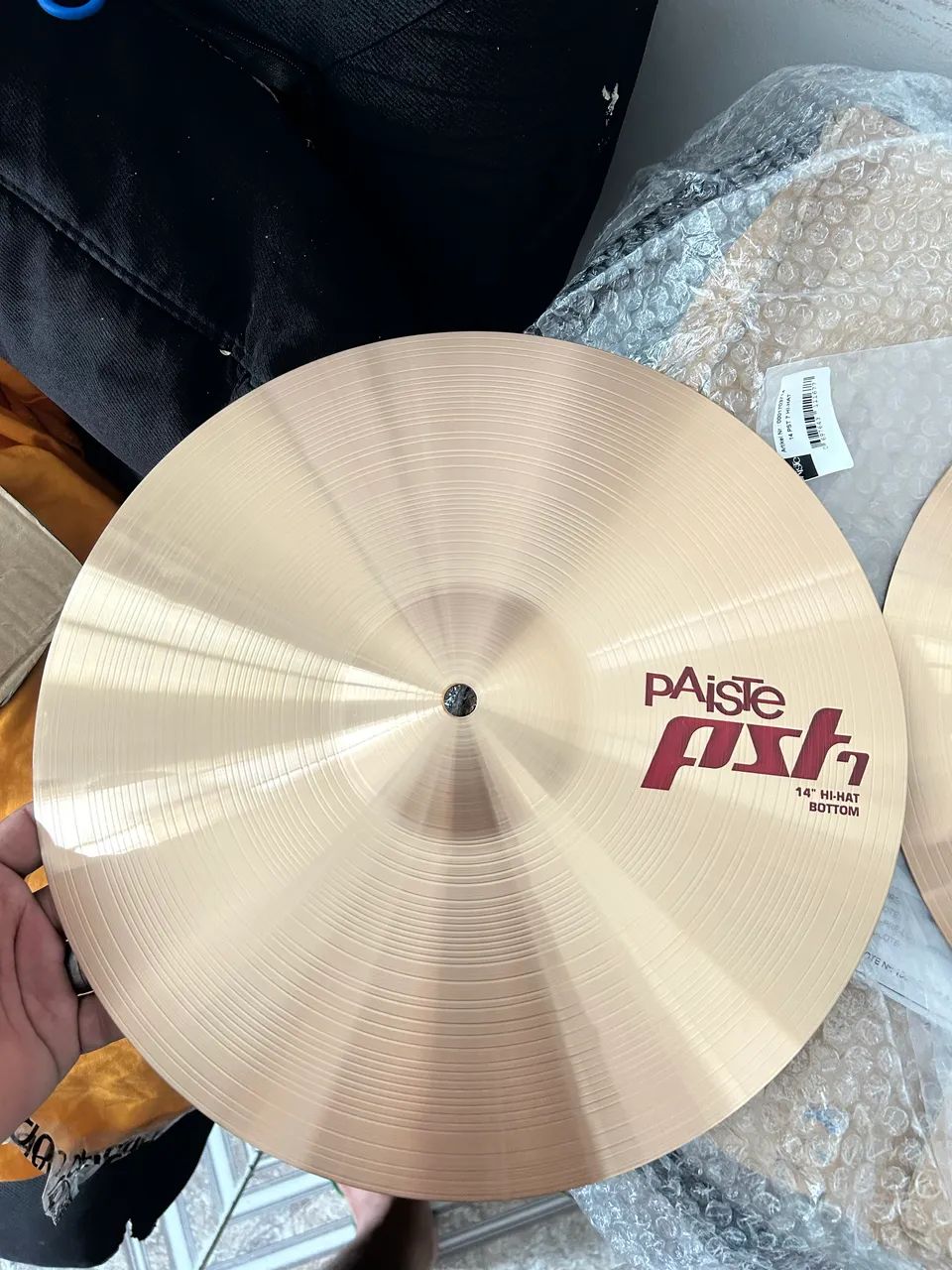 Pratos de bateria PAISTE novo ( TOP e BATTOM  - Foto 4