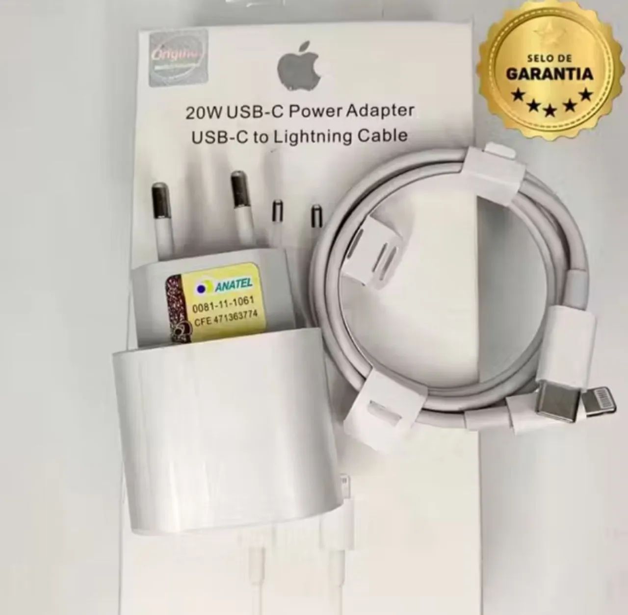 Carregador iPhone 20W Tipo-C para Lightning | Primeira Linha