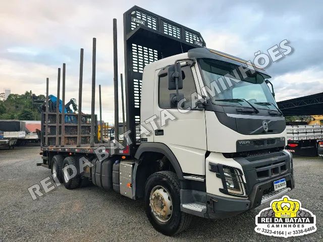 Volvo FMX 500 6x4 Transtora Munck Garra Florestal HFORT 7000N 2017