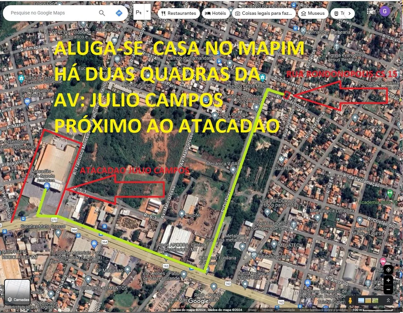 Alugo Cs No MAPIM EM VG