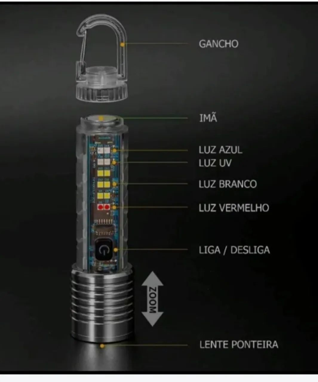 Lanterna Multifuncional (nova) - Foto 4