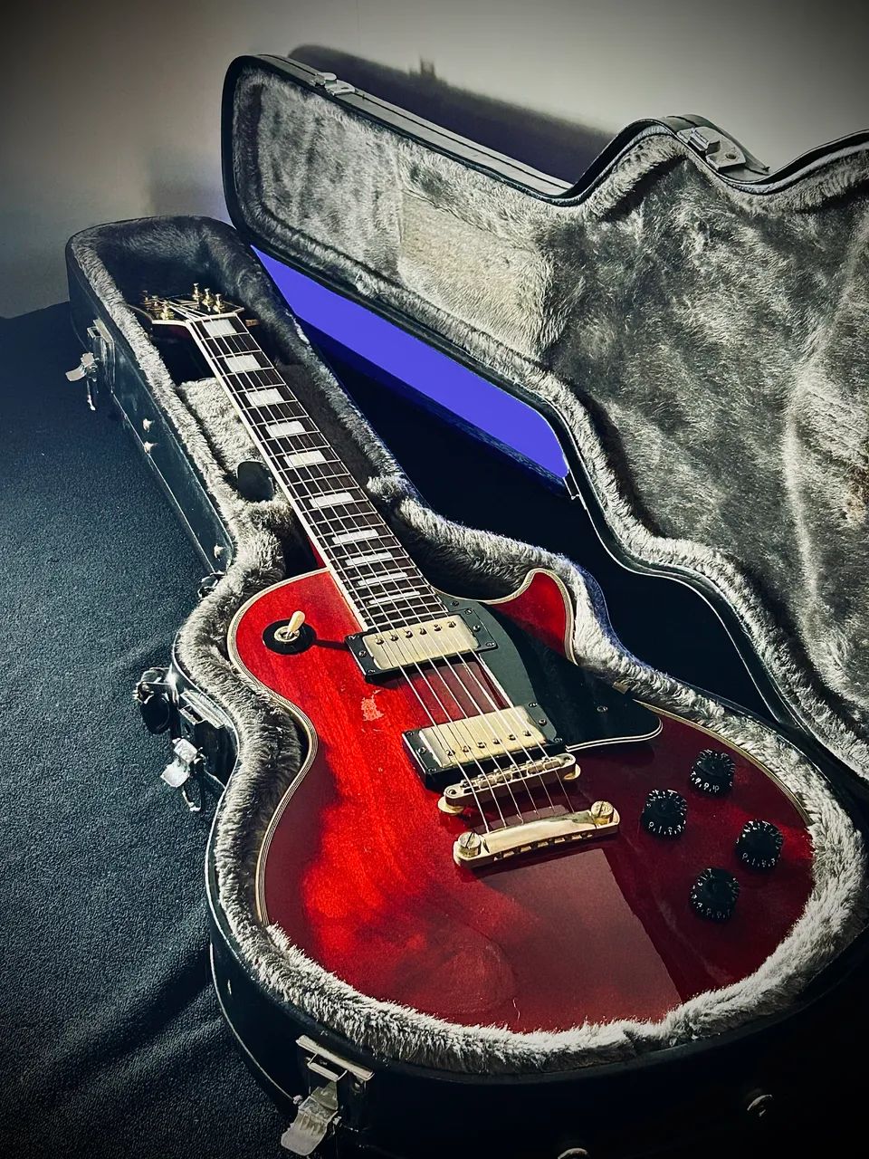 Epiphone Made in Japan Les Paul Custom Gibson Headstock Lpc-80