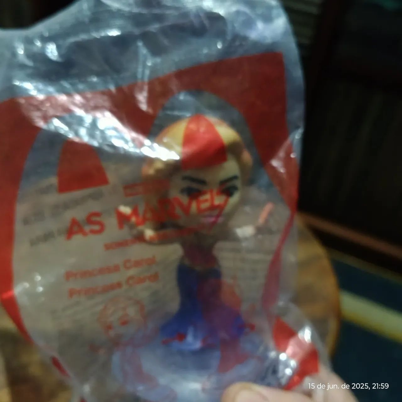 Action Figure Princesa Carol Marvel Studios. Coleção McDonalds - Foto 4