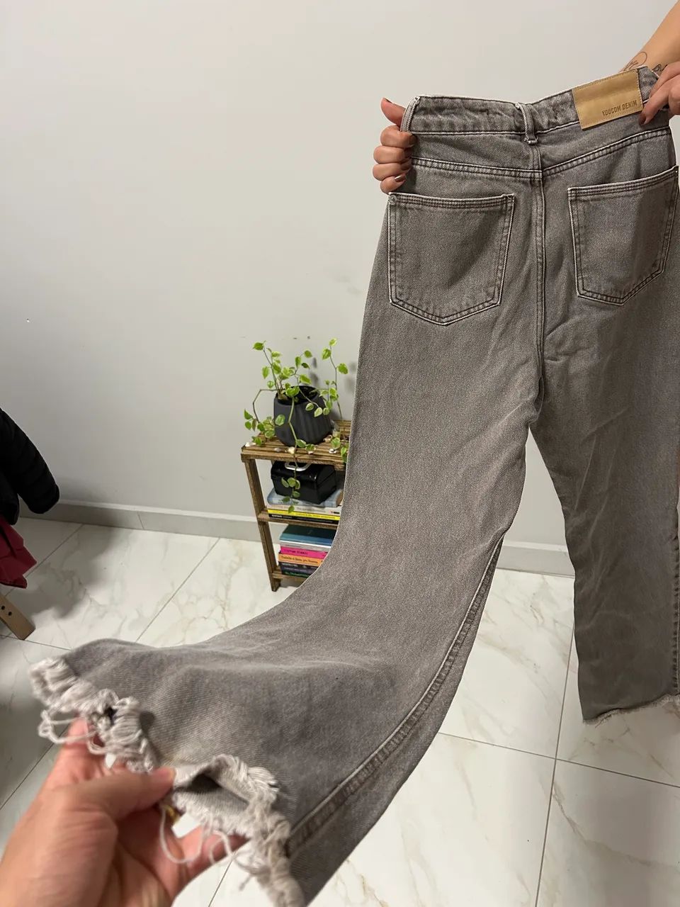 Wide Leg CalÃ§as Youcom Calça Jeans YouCom Wide Leg Roupas