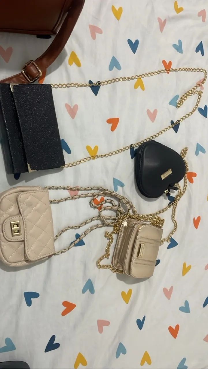 Kit com 4 bolsas femininas