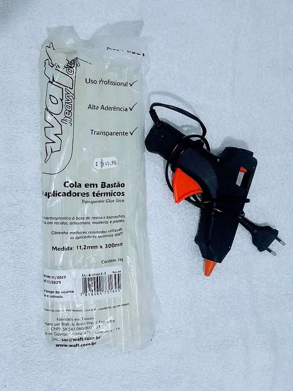 Kit Cola Bastão e  Pistola WAFT + Pistola de Cola