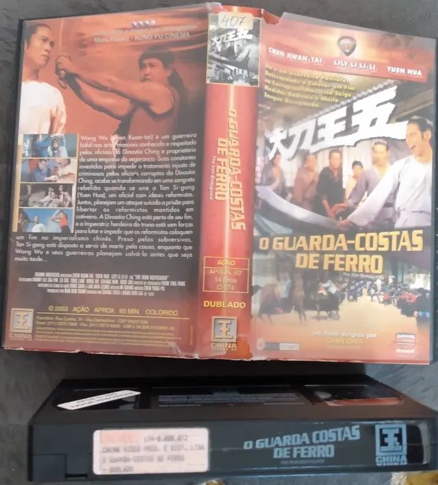Vhs Dublado O Guarda Costas De Ferro China Vídeo