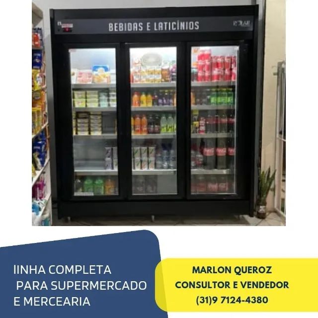 Freezer Auto Serviço 3 portas Polar 220v