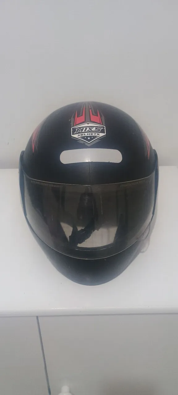 Capacete Mixs Preto com Visor Fumê