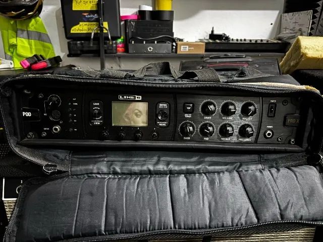 Rack Line 6 Multi-efeitos Pod Hd Pro X - + Fbv Controler