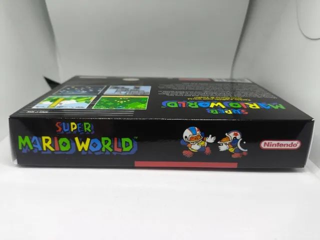 Caixa do Jogo Super Mario World para Super Nintendo - Inclui Berço - Foto 6