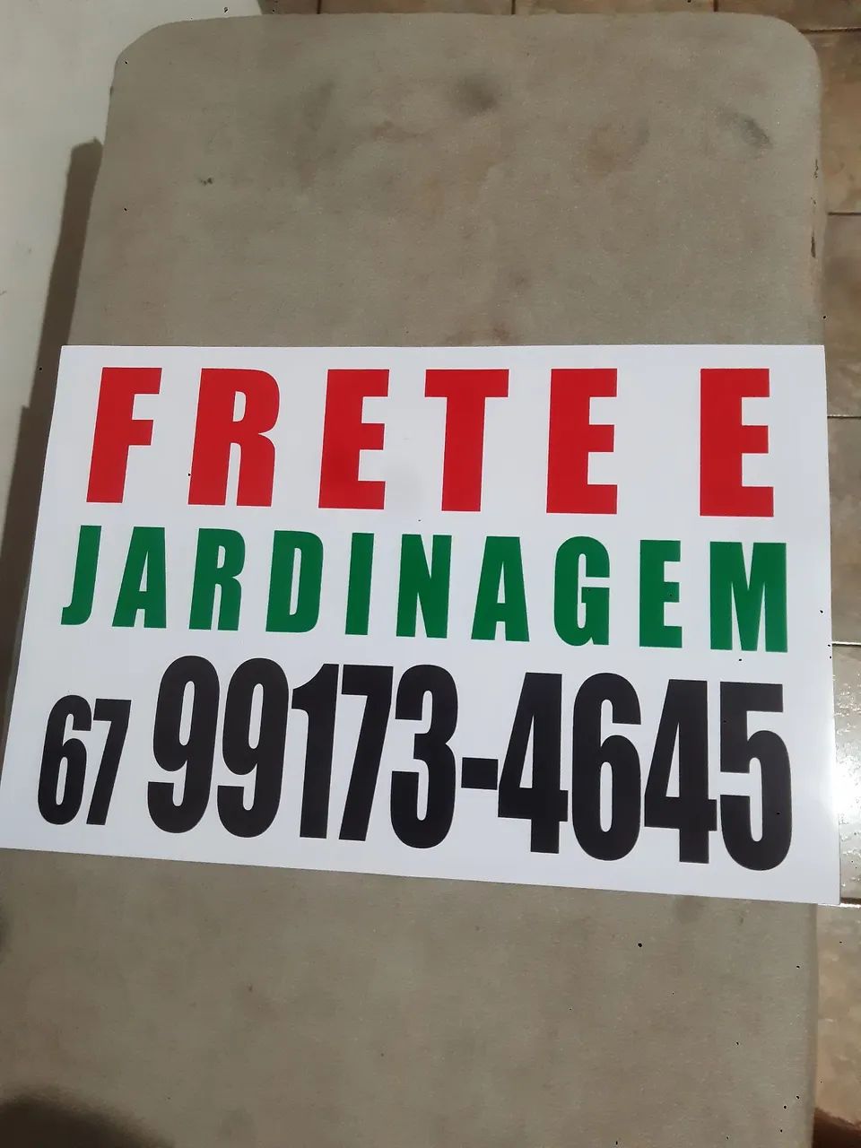 Jardinagem e fretes pequenas mudanças 9. *