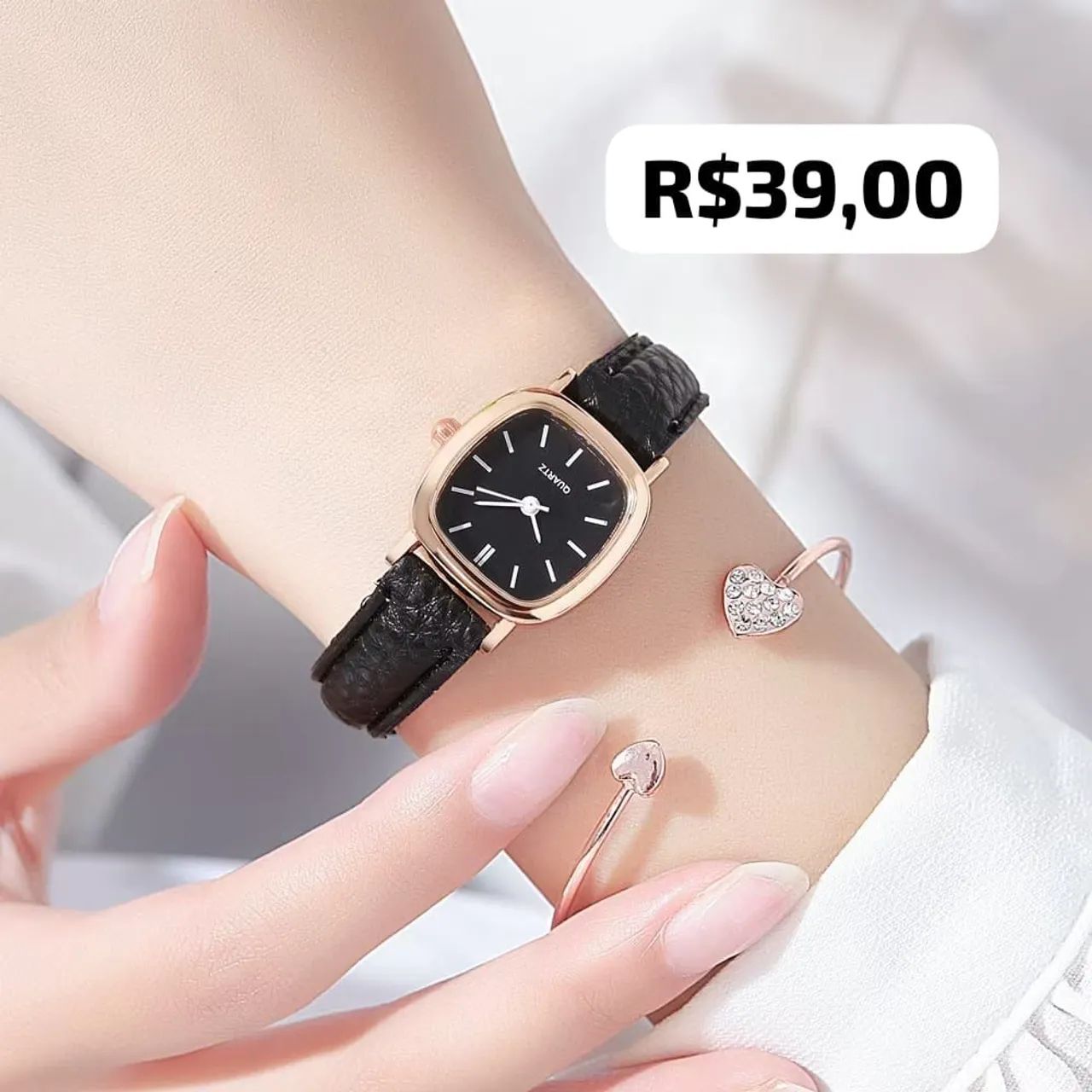 Relógio miniminalista  feminino linha premium 