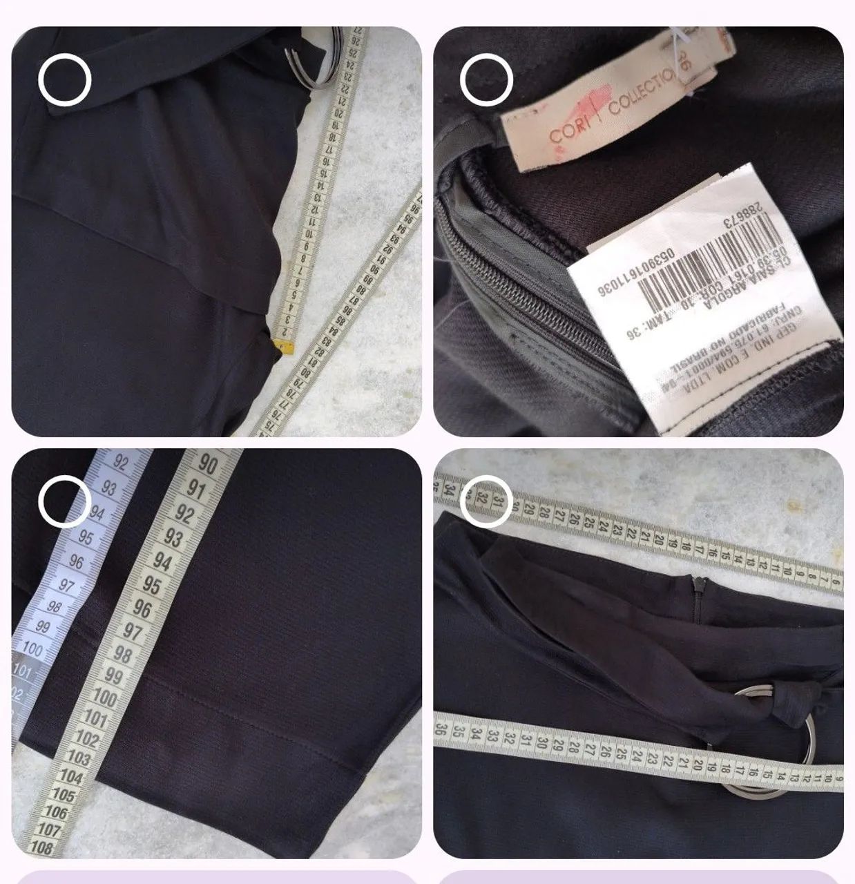 Calça Com Sobreposição Cori 36 - Foto 5