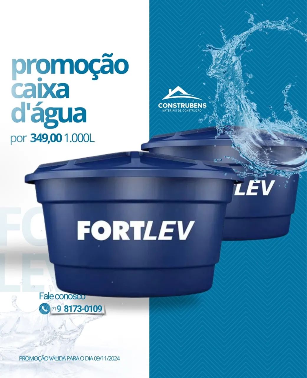 Caixas d'água Fortlev com preços imbatíveis! - Foto 3