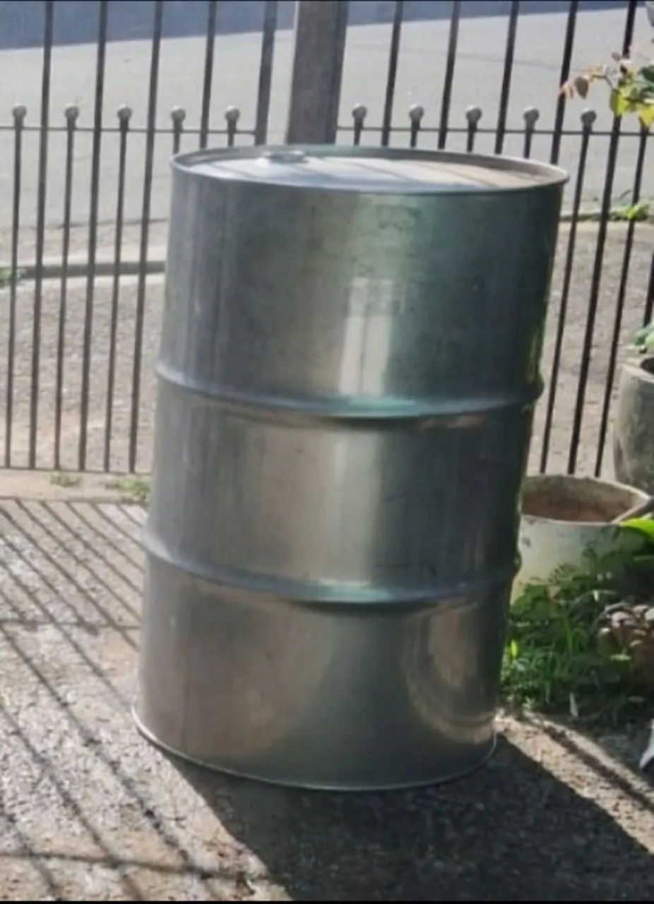 Tambor de inox 200 litros
