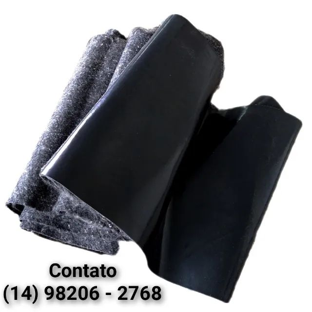 Manta PVC Geotêxtil 800 micras para impermeabilização de Lagos e Telhados Verdes 4 x 3 - Foto 3