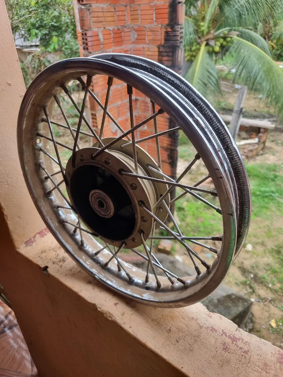 Roda de Moto - Aro Cromado