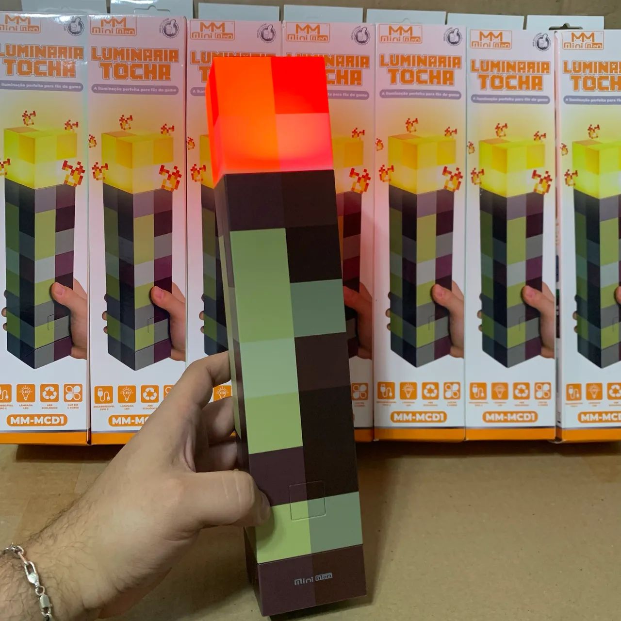 Luminária Tocha do Minecraft LACRADO!  - Foto 5