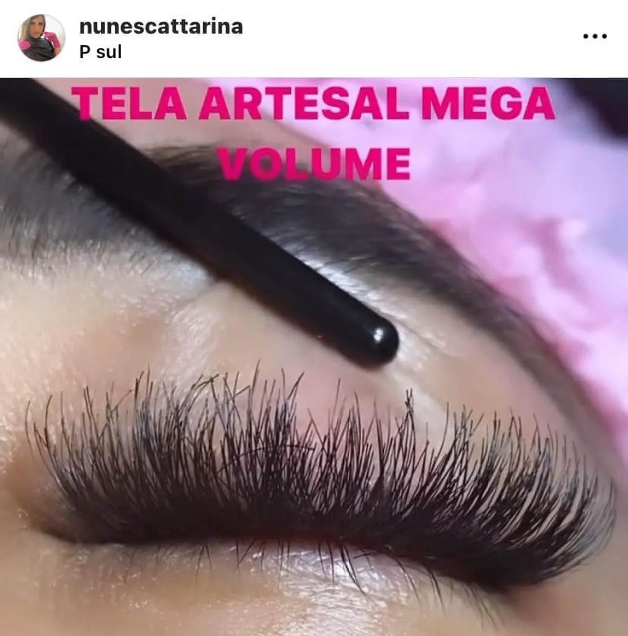 Cílios Tela personalizada 