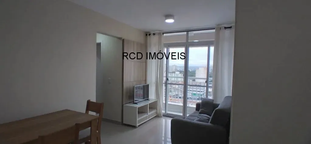 Apartamento mobiliado para locação no Rio Pequeno: 2 quartos, 1 vaga de garagem.