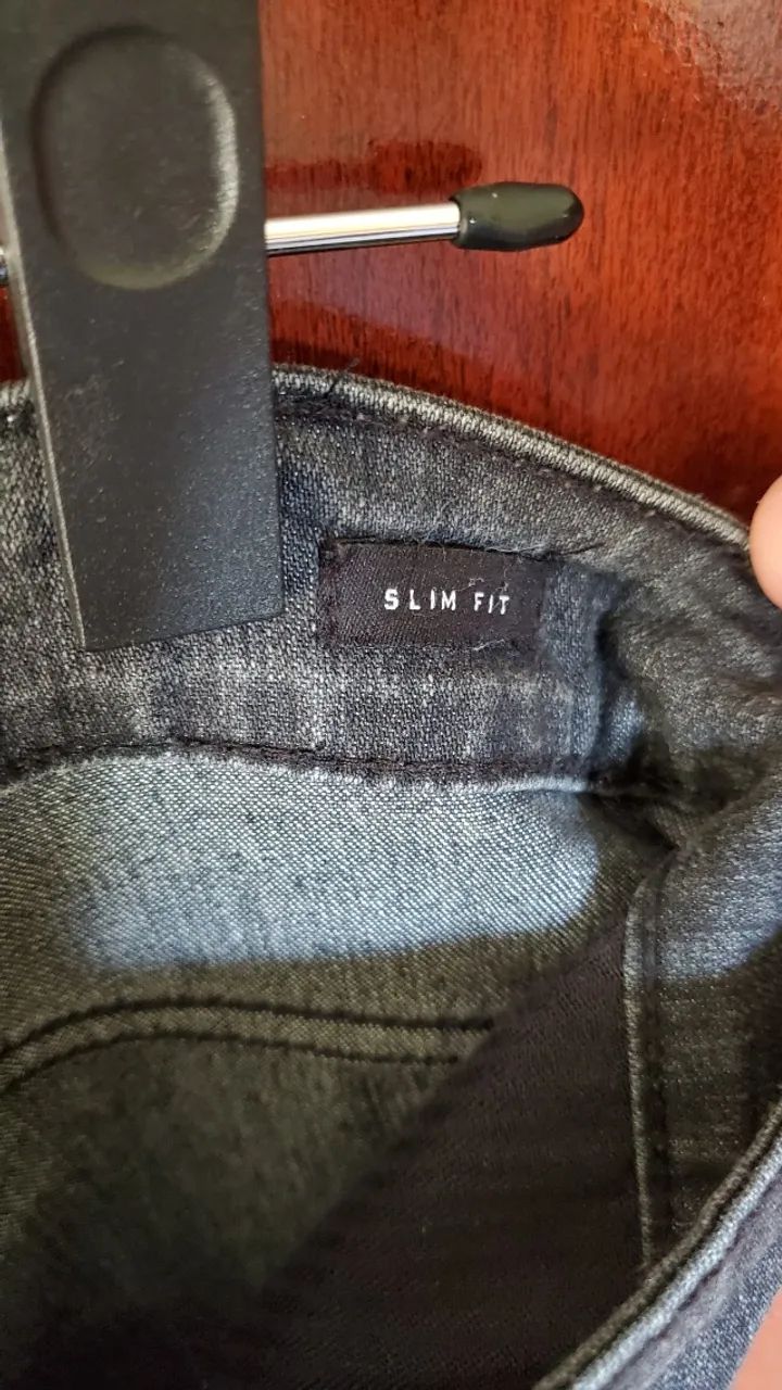 Calça Jeans Aviator Slim 38 semi-nova - Foto 3