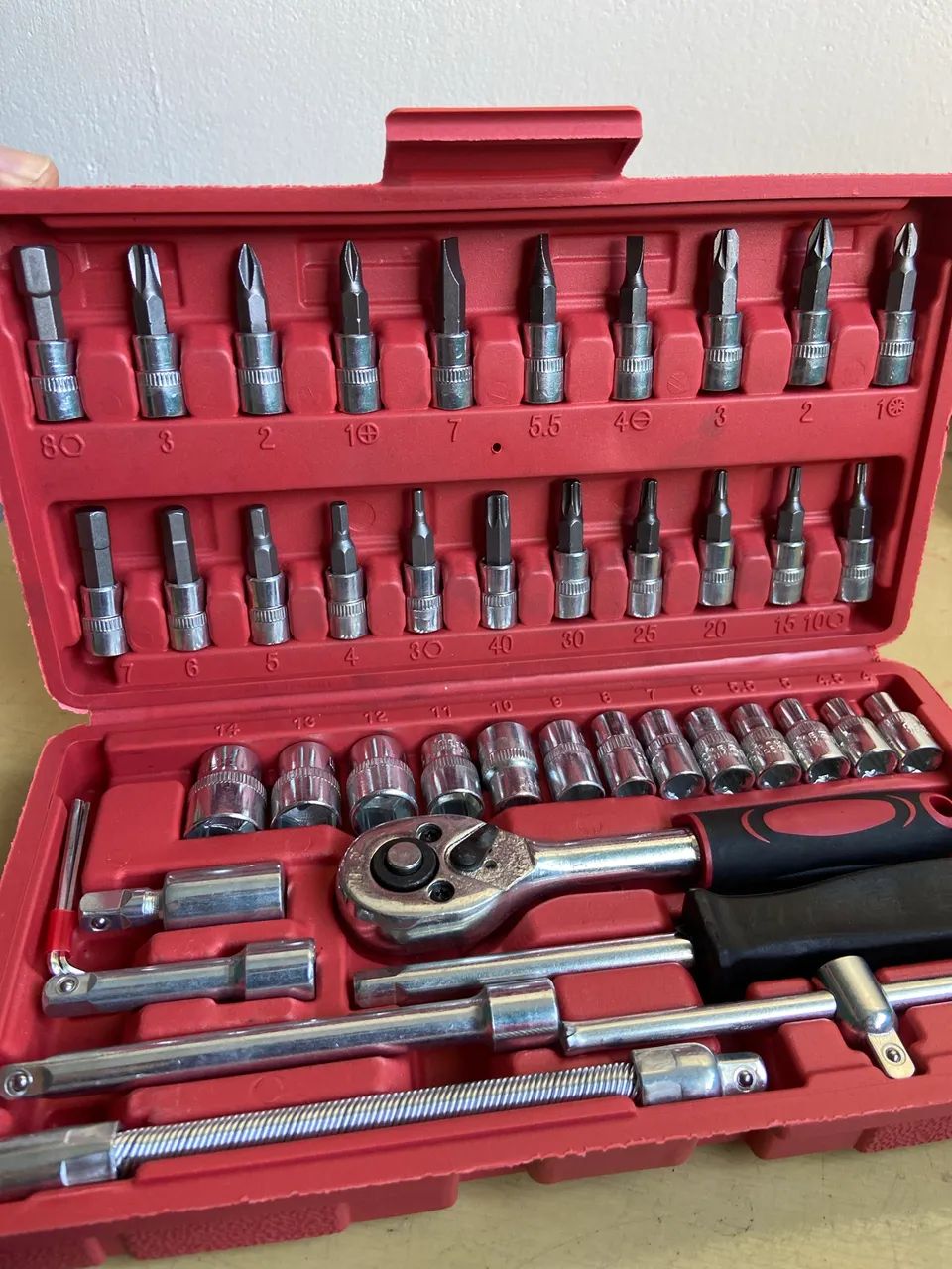 Kit chave catraca soquete reversível 64717754794243120