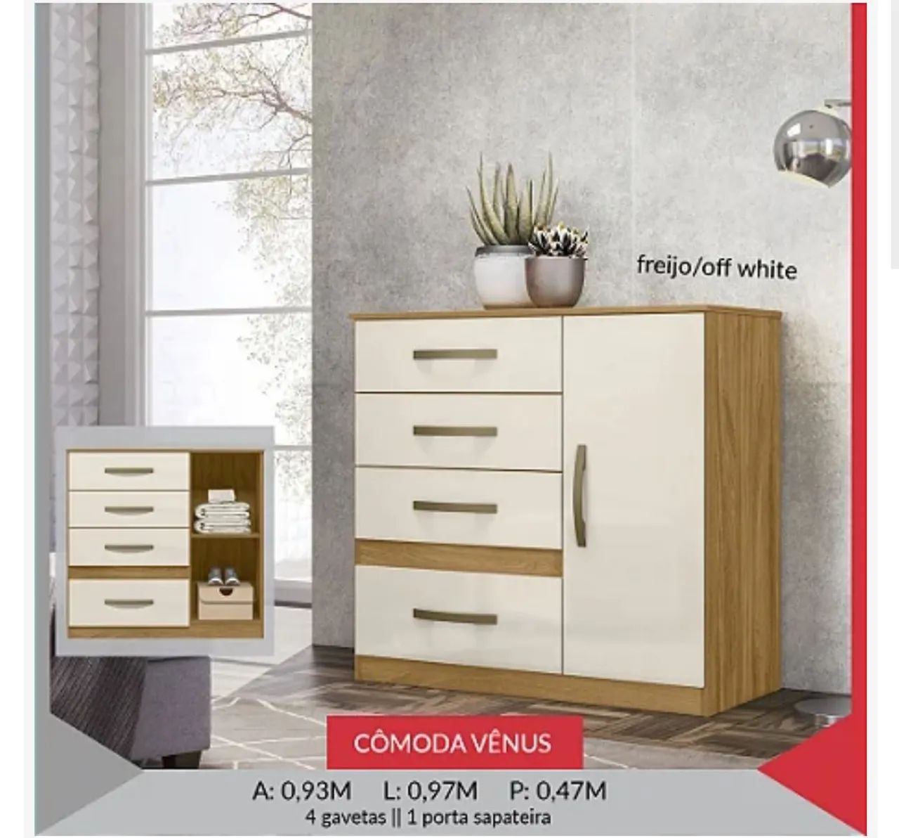 Cômoda vênus 