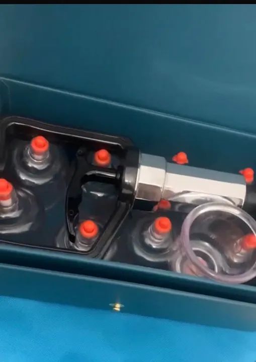 Kit de Ventosas para Terapia - 10 Peças + Bomba Manual - Foto 4