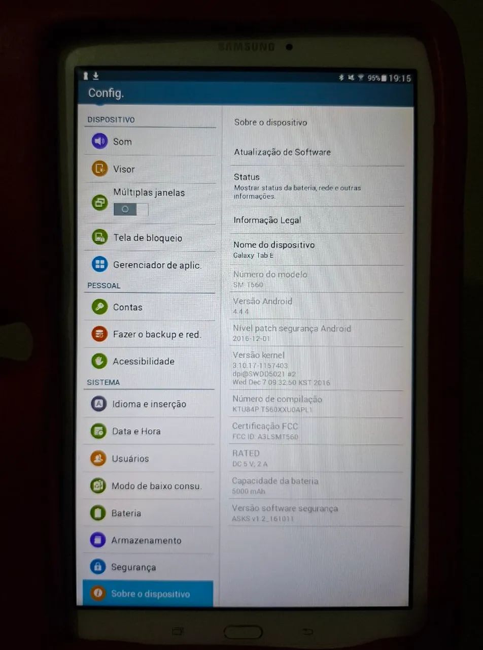 Tablet Samsung Galaxy Tab E  - Foto 4