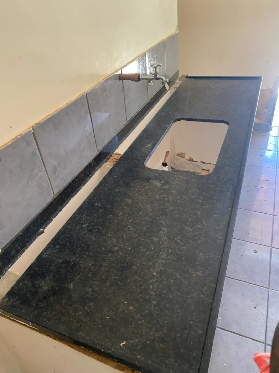 Pia para Cozinha preto